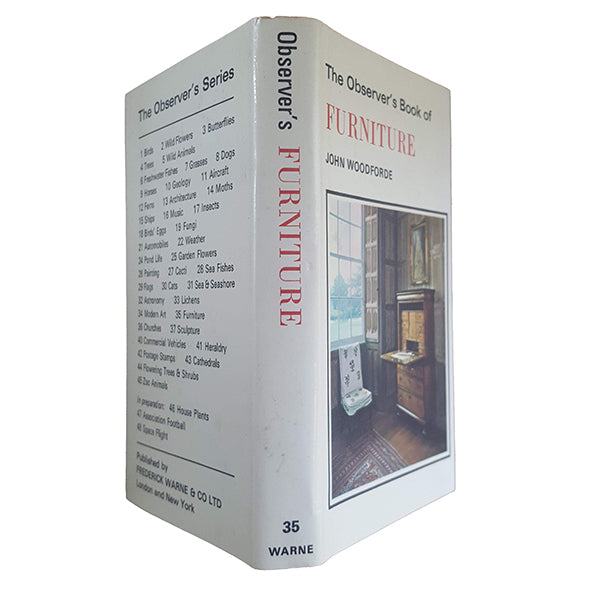 The Observer's Book of Furniture by John Woodforde (#35) 1970 DJ