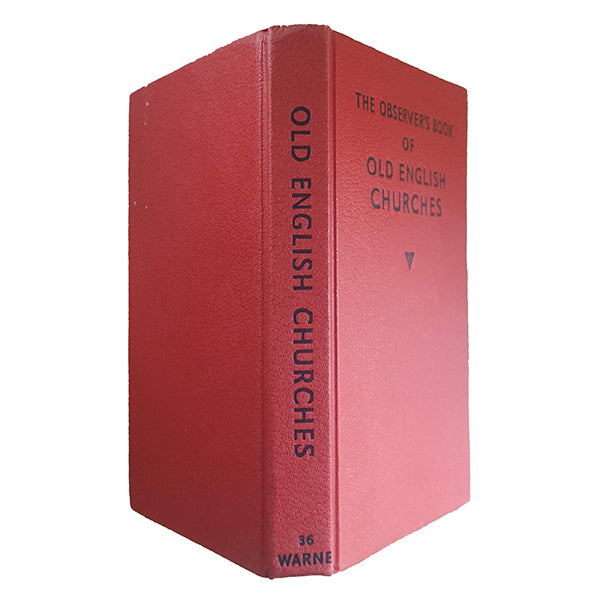 The Observer's Book of Old English Churches by Lawrence E. Jones (#36) 1965-80 NO DJ RED