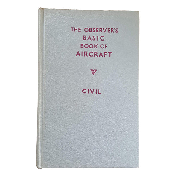 The Observer's Book of Basic Aircraft (Civil) by William Green (#38) NO DJ BEIGE