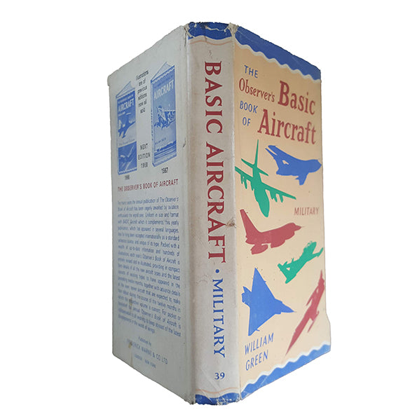 First Edition: The Observer's Book of Basic Aircraft (Military) by William Green (#39) DJ
