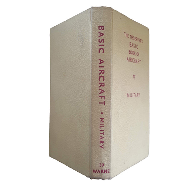 The Observer's Book of Basic Aircraft (Military) by William Green (#39) NO DJ BEIGE
