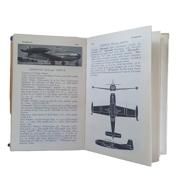 The Observer's Book of Basic Aircraft (Military) by William Green (#39) NO DJ BEIGE