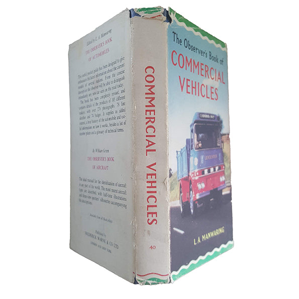 The Observer's Book of Commercial Vehicles by L. A. Manwaring (#40) 1966 DJ