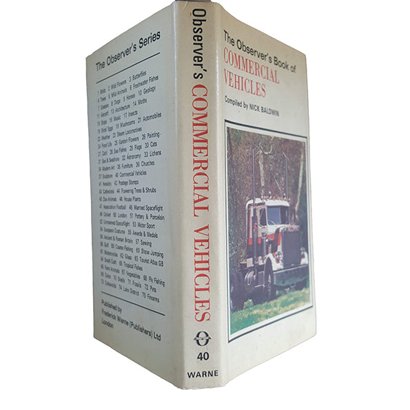 The Observer's Book of Commercial Vehicles by L. A. Manwaring (#40) 1978 DJ