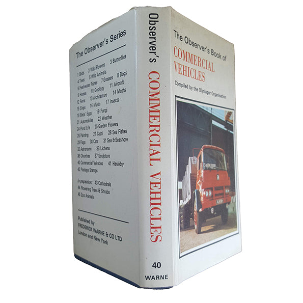 The Observer's Book of Commercial Vehicles by L. A. Manwaring (#40) 1971 DJ