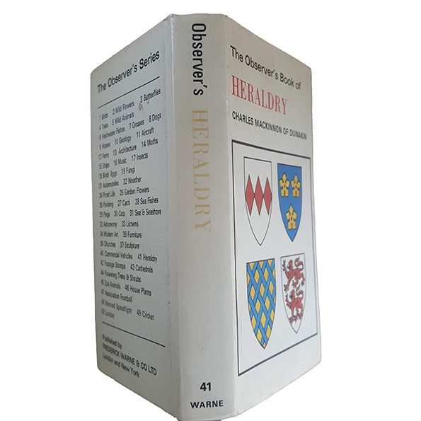 The Observer's Book of Heraldry by Charles Mackinnon of Dunakin (#41) 1972 DJ