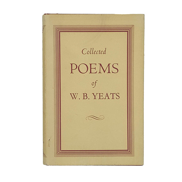 Collected Poems of W. B. Yeats - Macmillan 1967