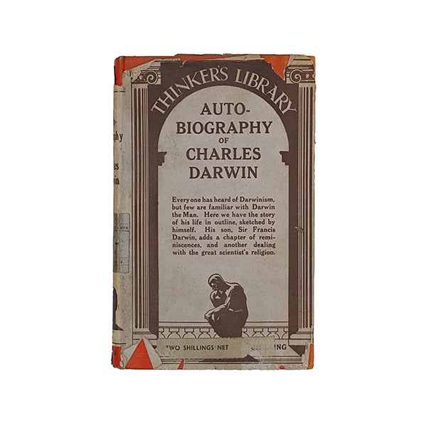 Autobiography of Charles Darwin by Francis Darwin - Watts &amp; Co. 1942