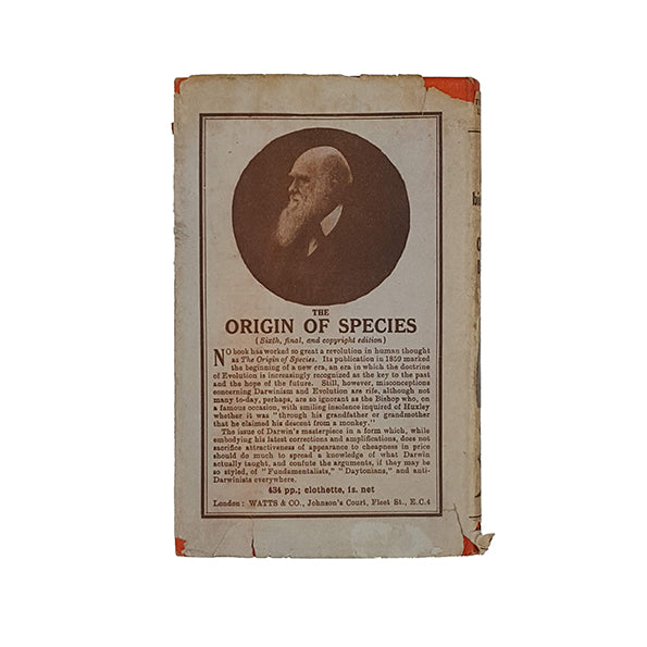 Autobiography of Charles Darwin by Francis Darwin - Watts &amp; Co. 1942