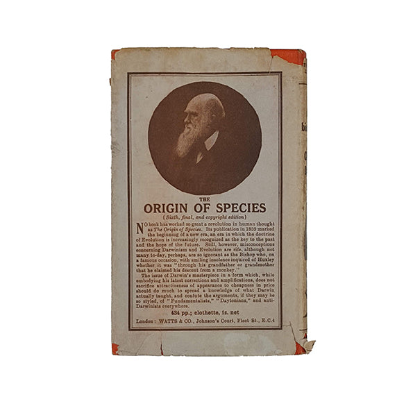 Autobiography of Charles Darwin by Francis Darwin - Watts & Co. 1942