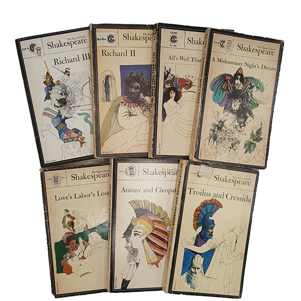 William Shakespeare Vintage Paperback Collection (7 Books) - Signet, 1963-5