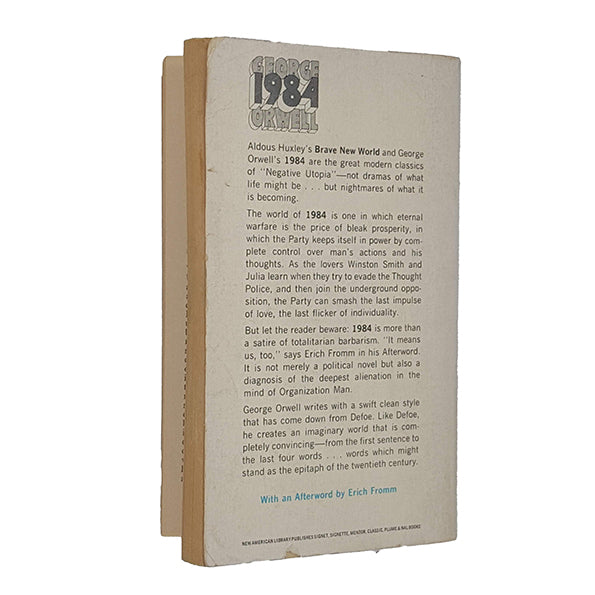 George Orwell's Nineteen Eighty-Four - Signet 1961