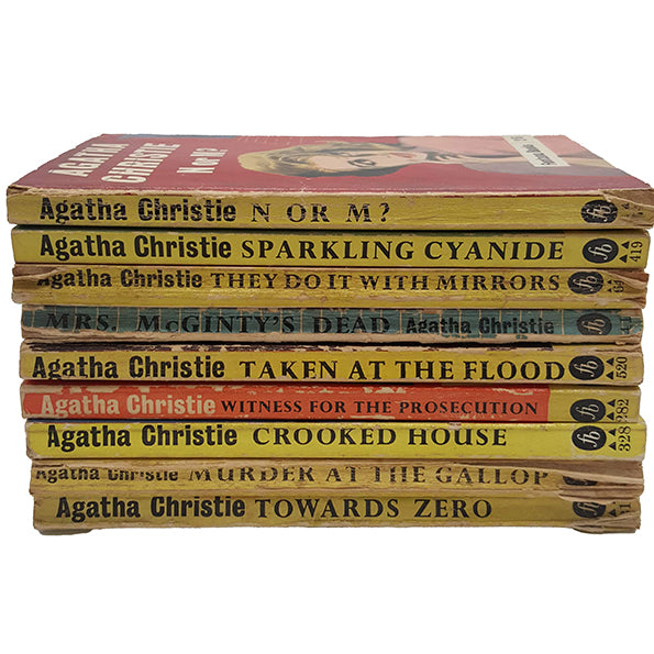 Agatha Christie Vintage 9-Book Collection - Fontana, c.1960s