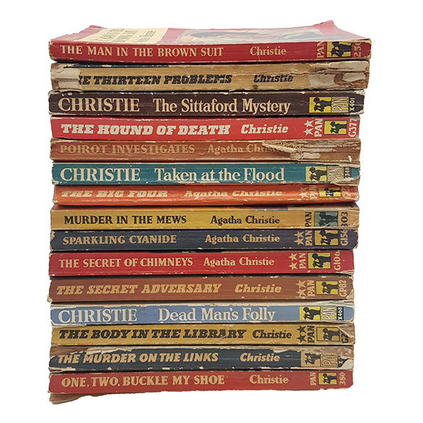 Agatha Christie Vintage 15-Book Collection - Pan, c.1950s