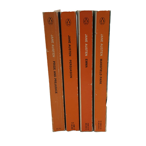 Jane Austen Novels - 4 Penguin Paperbacks, c.1970s