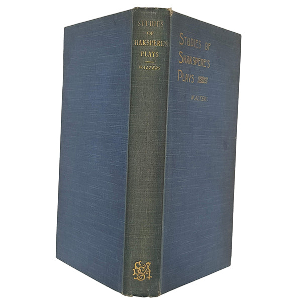 Studies of Shakespeare's Plays by Frank Walters - Sunday School Association 1902