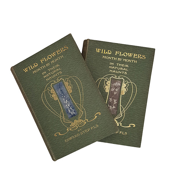 Edward Step's Wild Flowers Month by Month in two volumes - Warne, 1905