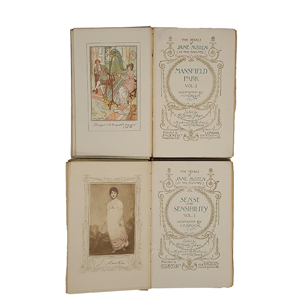 Jane Austen's Sense and Sensibility &amp; Mansfield Park, Illustrated - J. M.Dent, 1898
