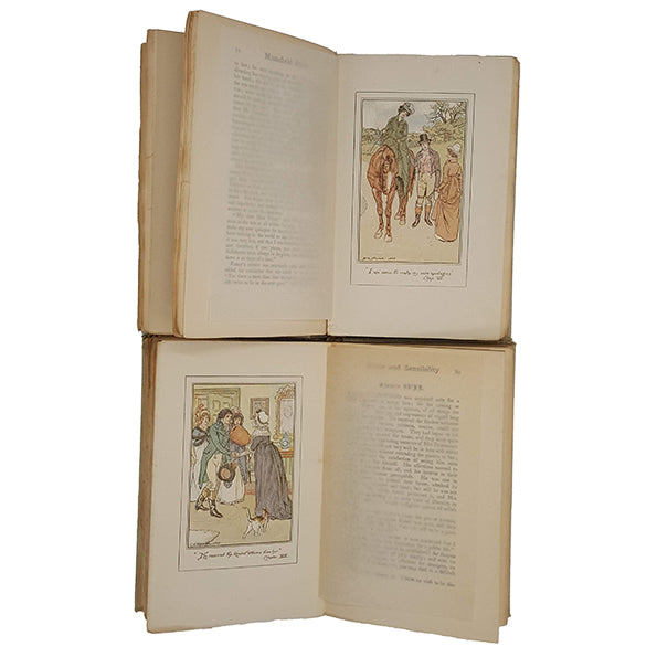 Jane Austen's Sense and Sensibility &amp; Mansfield Park, Illustrated - J. M.Dent, 1898