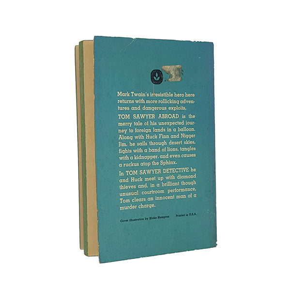Mark Twain's Tom Sawyer Abroad and Tom Sawyer Detective - Dell 1965
