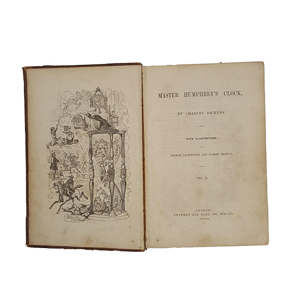 First Edition: Charles Dickens' Barnaby Rudge (Master Humphrey's Clock Vol. II) 1841