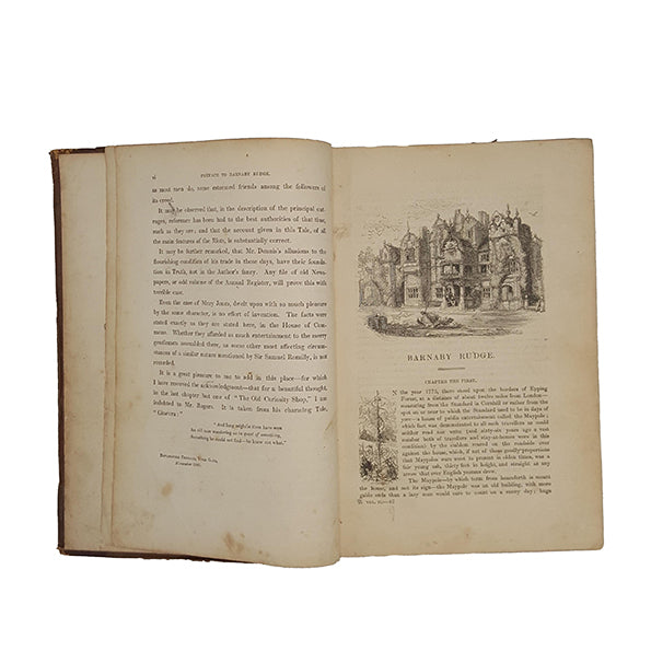 First Edition: Charles Dickens' Barnaby Rudge (Master Humphrey's Clock Vol. II) 1841