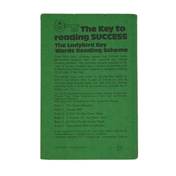 Ladybird 641 Keywords Border Picture Cover: 12c The Open Door to Reading 1967