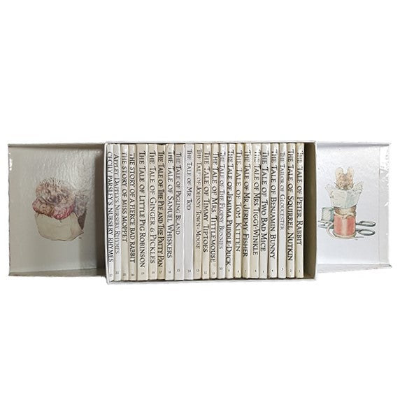 Beatrix Potter’s The Peter Rabbit Books (Full Set) - 23 White Books in Box