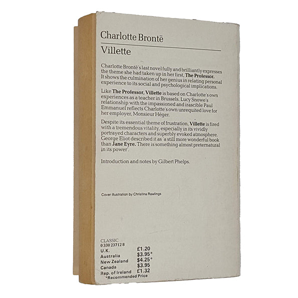 Charlotte Brontë's Villette - Pan 1979