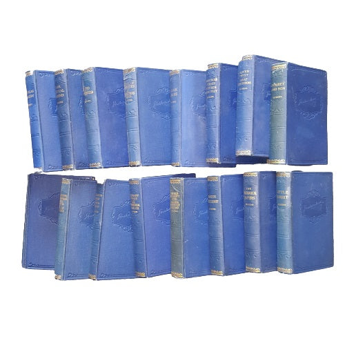 Charles Dickens 16 Blue Books - Hazell, Watson &amp; Viney