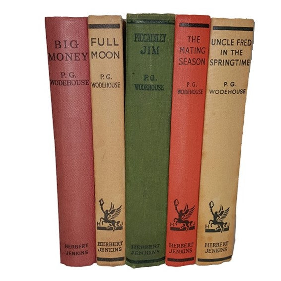 P.G. Wodehouse Well-Loved Works - 5 Books, 1930s