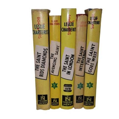 Leslie Charteris' The Saint (5 Book Collection) Hodder and Stoughton, 1951-3