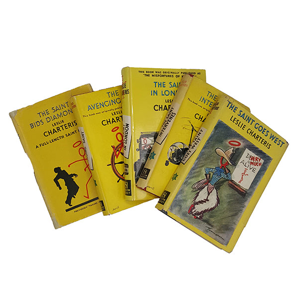 Leslie Charteris' The Saint (5 Book Collection) Hodder and Stoughton, 1951-3