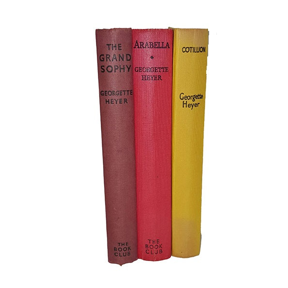 Georgette Heyer 3 Vintage Books, 1950-4