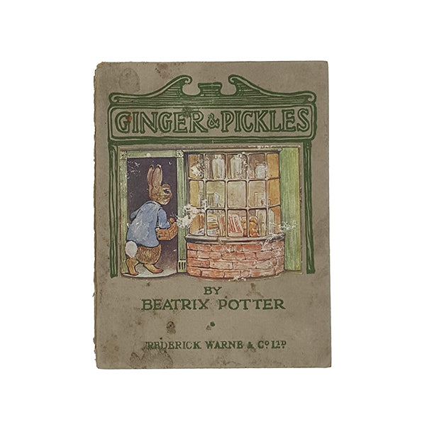 Beatrix Potter's The Tale of Ginger and Pickles - First Edition 1909
