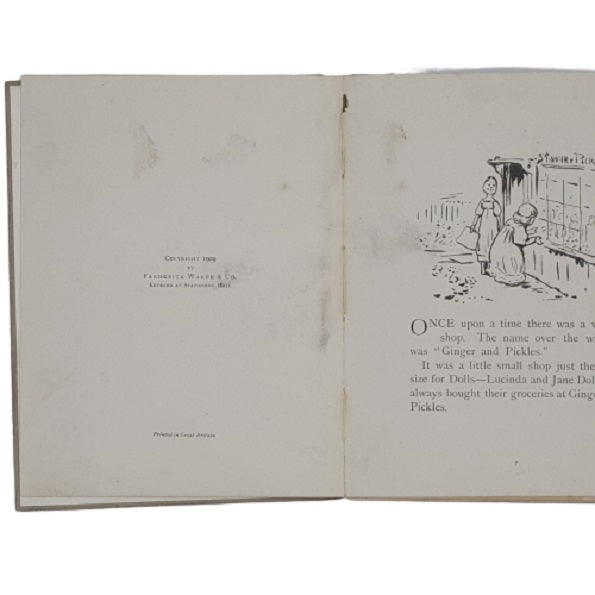 Beatrix Potter's The Tale of Ginger and Pickles - First Edition 1909