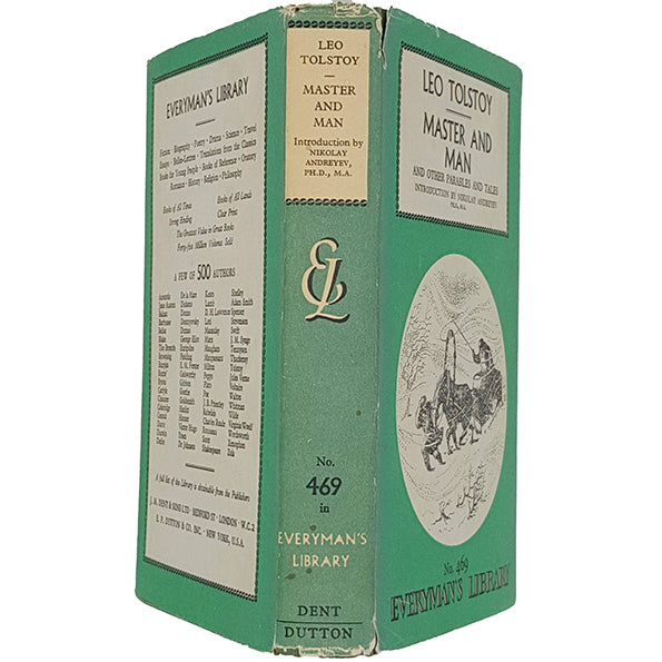 Leo Tolstoy's Master and Man &amp; Other Parables and Tales - Dent 1963