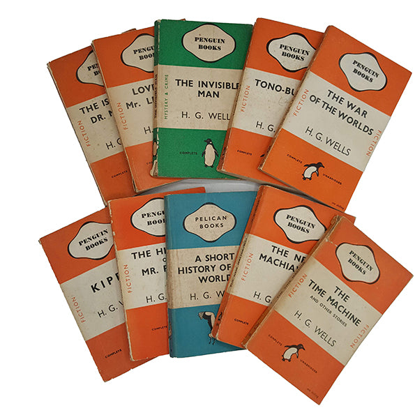 H. G. Wells Collected Penguin Paperbacks 1938-46 (10 books)