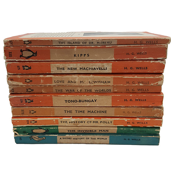 H. G. Wells Collected Penguin Paperbacks 1938-46 (10 books)