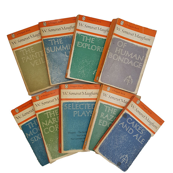 W. Somerset Maugham Collected Penguin Paperbacks 1960s (9 books)
