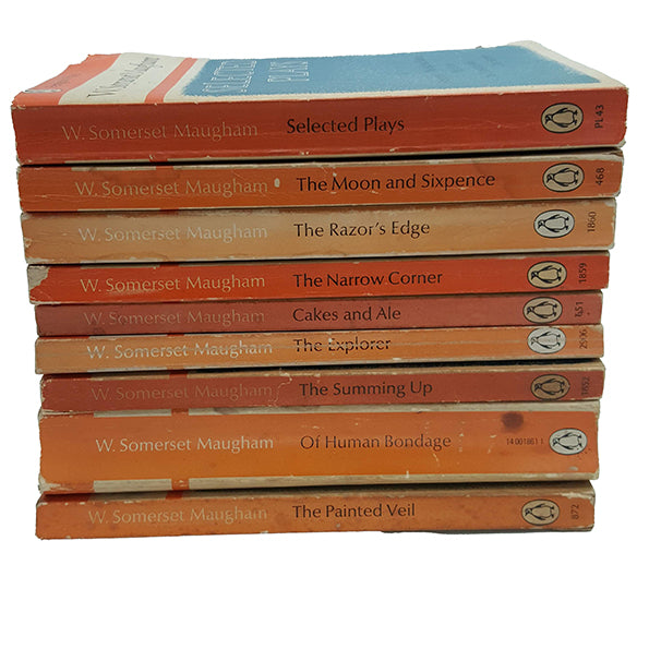 W. Somerset Maugham Collected Penguin Paperbacks 1960s (9 books)