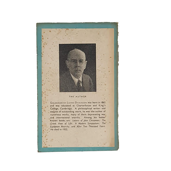 Plato and his Dialogues by G. Lowes Dickinson - Pelican, 1947