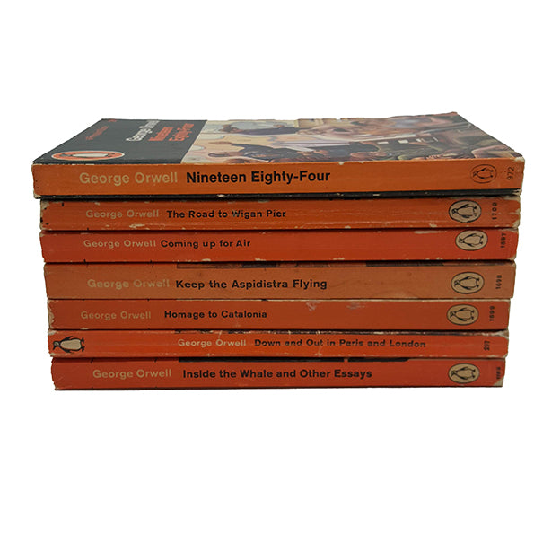 George Orwell Collected Penguin Paperbacks c.1970s (7 books)