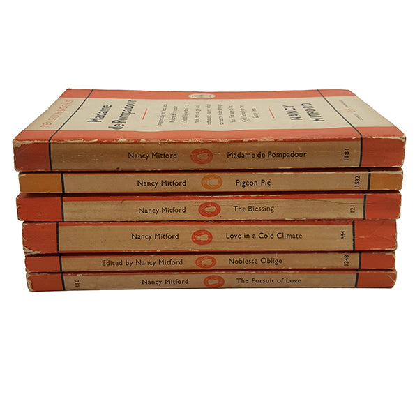Nancy Mitford Collected Penguin Paperbacks c.1960s (6 books)
