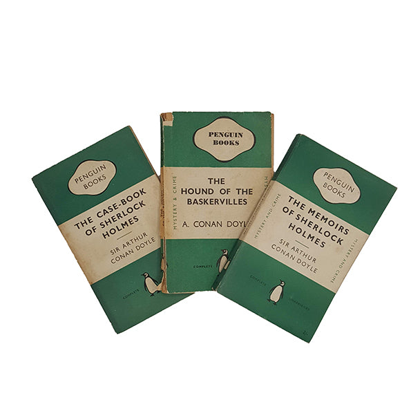 Arthur Conan Doyle Collected Penguin Paperbacks c.1950s (3 books)