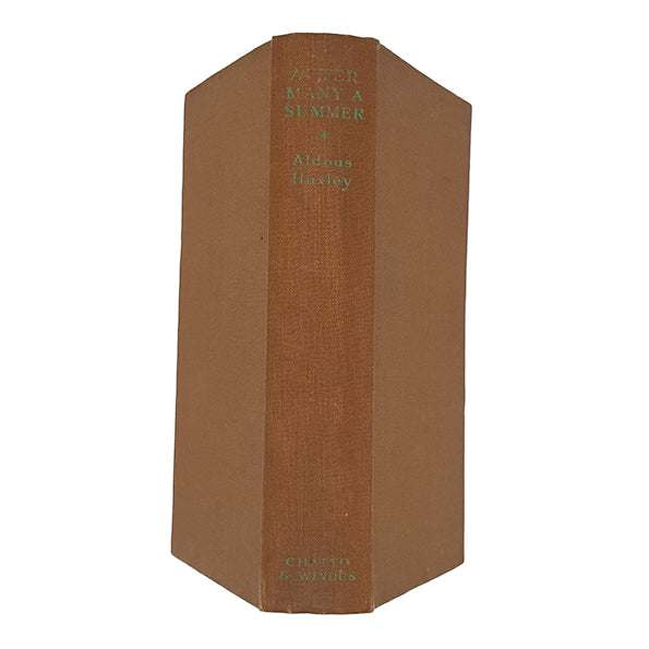 Aldous Huxley’s After Many a Summer - First Edition Chatto &amp; Windus 1939