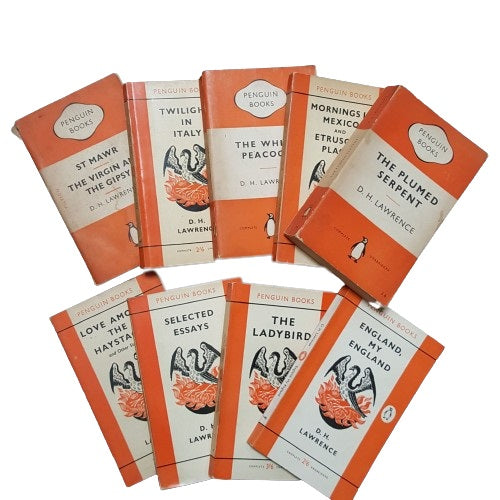 D. H. Lawrence Collected Penguin Paperbacks c.1950s (21 books)