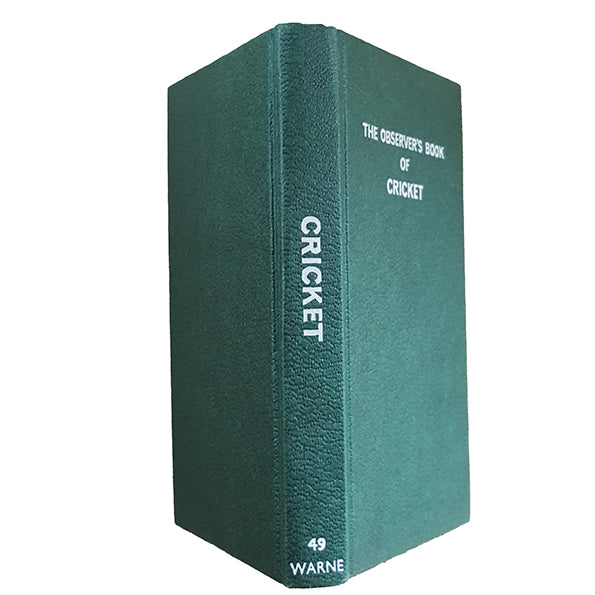 The Observer's Book of Cricket by Peter Smith (#49) No DJ, Green Cover