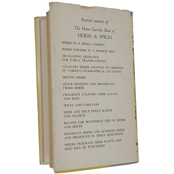 The Home Garden Book of Herbs and Spices by Milo Miloradovich - Doubleday 1952