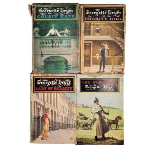 Georgette Heyer - 1962-72, 4 Vintage Books, 3 1st Editions